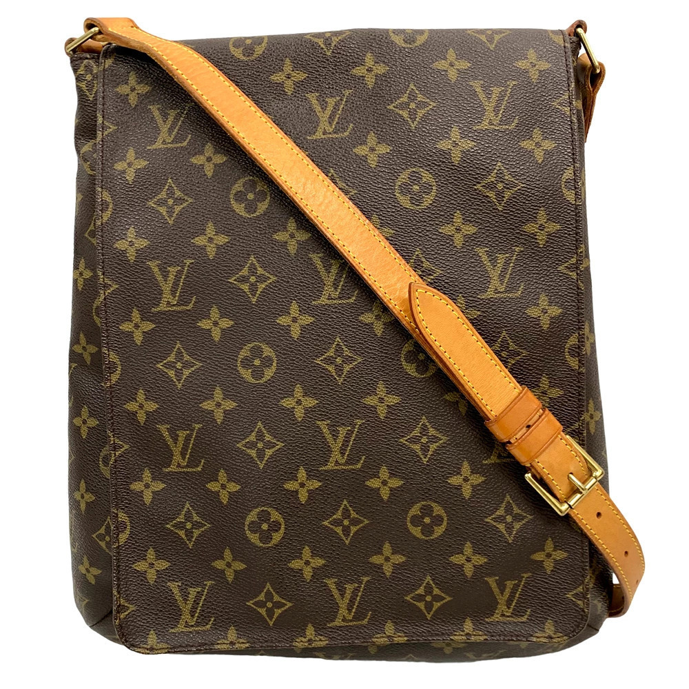 Louis Vuitton Shoulder Monogram Crossbody Musette Brown Bag
